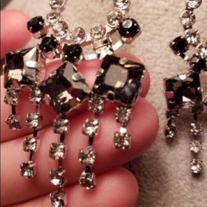 Lulu Frost Crystal Chandelier Earrings.